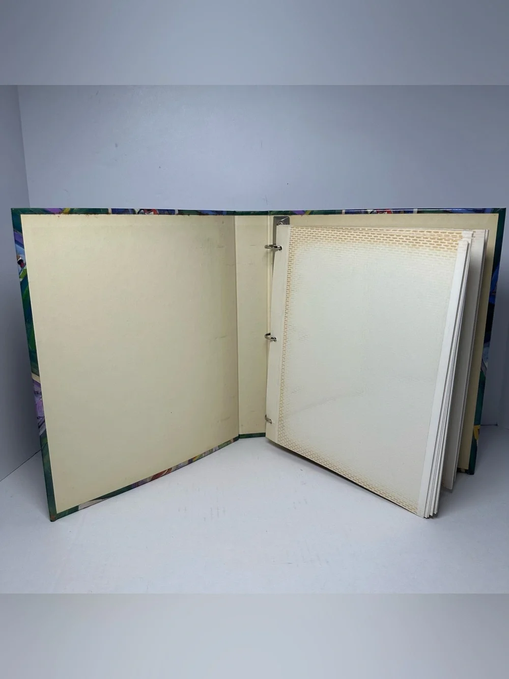 VTG 1992 Hallmark Sports 3 Ring Refillable Photo Album Memory Book-Double Pages
